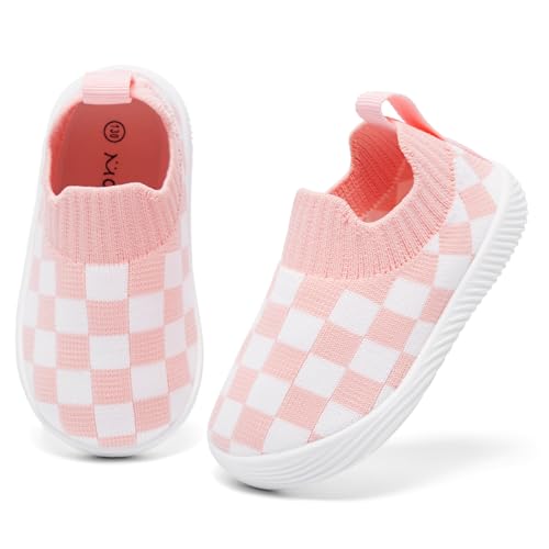 Image of MORENDL Baby Toddler Walking Socks Non-Slip Breathable Unisex Casual Sneakers