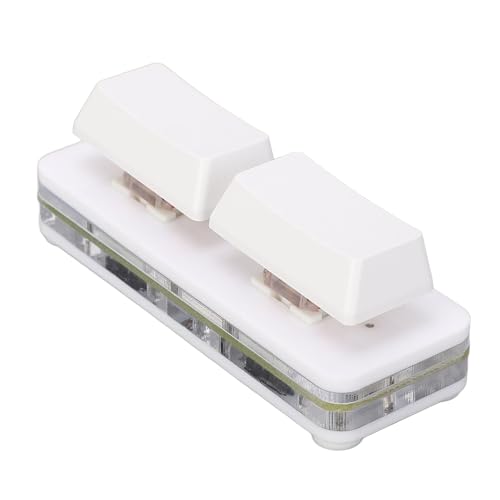 Clavier PC programmable RGB avec mini clavier mécanique à chaud filaire USB blanc pour macros