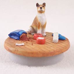 Conversation Concepts Miniature Collie Smoth Hair Candle Topper Tiny One 