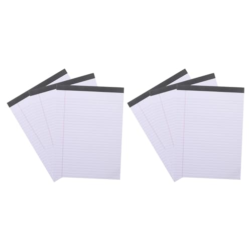 Cuaderno de notas legales que evita traspaso de tinta en papel blanco