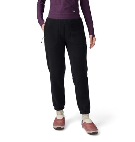 Mountain Hardwear Women's HiCamp Jogger, Black, Large x Regular