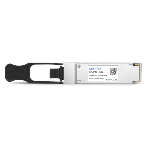 Image of QSFPTEK 40GBASE-SR4 QSFP+ 850nm 150M DDM MTP /MPO MMF Optical Transceiver Module Compatible QSFP-40G-SR4