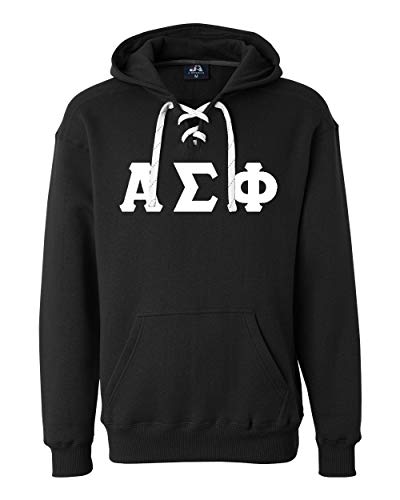 Mega Greek Alpha Sigma Phi Sports Lace Hooded Sweatshirt