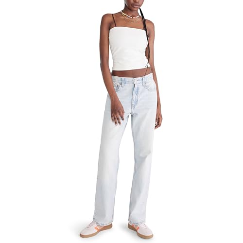 Aeropostale Women's Everyday Tube Top, Cream, Large