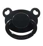 Landofgenie Chupete para Adulto Bigshield Tamaño Adulto Chupete-Oso Negro