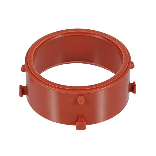 Image of X AUTOHAUX Red Turbo Intake Seal Rubber Replacement A6420940480 for Mercedes-Benz R320 2007-2008 for Mercedes-Benz E320 2007-2008