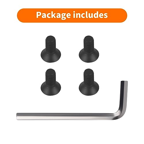 ChengFu SBD Clips, Delta Cleat Screws Compatible with Delta Bike Cleats, Replacement Screws for Spinning Clip-Less Cycle Shoe, Not Include in Clips