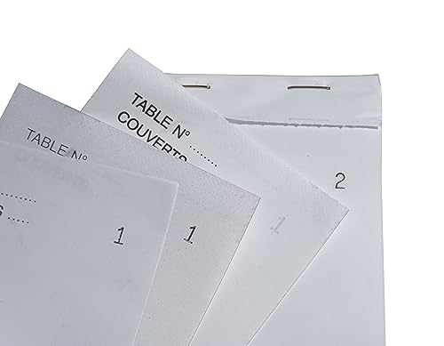 Blocs Maître d'Hôtel Exacompta 96204E | Carnet de commande 3 exemplaires numérotés x10 - 5