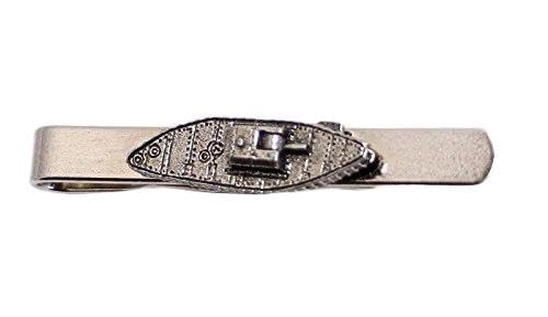 Pinza de corbata de tanque de la I Guerra Mundial con caja de regalo para hombres