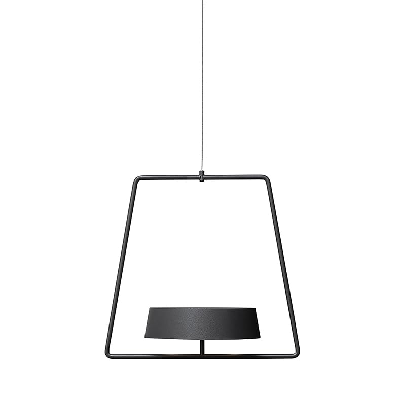 Lámpara colgante Inemuri LED antracita recargable USB regulable