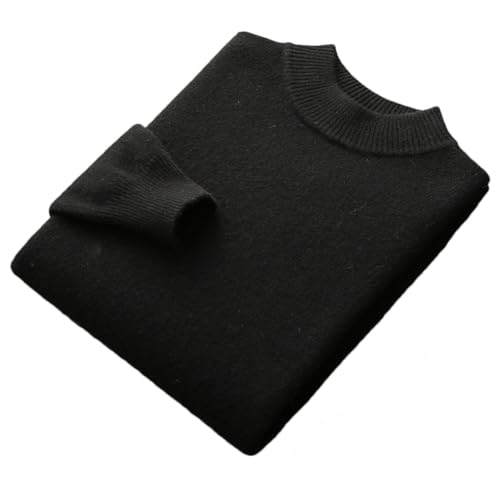 Men's Warm Sweater Merino Wool Pullover O-Neck Casual Jumper