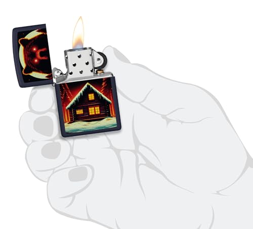 Encendedor Zippo windproof Navy Matte metálico miniatura 5