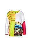Langarm Pullover in sommerlicher Stretch Viskose