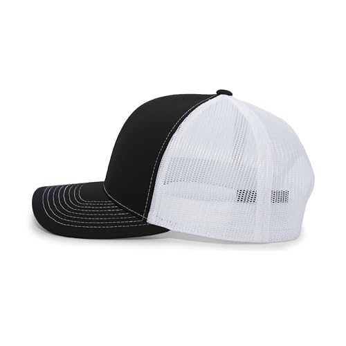 Image of Pacific Headwear Contrast Stitch Trucker Snapback