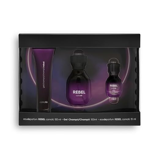 Lote hombre Como Tú Rebel | Contiene eau parfum 100ml, gel champú 100ml, mini eau de parfum 15ml