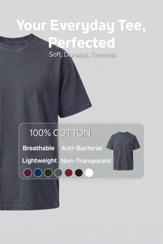 Image of Van Heusen Men's Crew Neck T-Shirt - Soft & Breathable Cotton | Regular Fit | Comfortable Everyday Casual Wear | Short Sleeves | Summer Favorite |Solid Colors | Style 60052|Available in Pack of 1 & 2