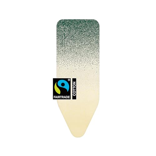 Brabantia - Ironing Board Cover C with 8 mm Foam Padding Fairtrade Cotton Durable and Easy Fit for Enhanced Ironing Performance New Dawn 124 x 45 cm