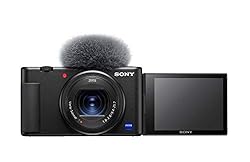 Sony ZV-1 - Cámara compacta Premium ZV1AB.CE3 Carg...: Actualización 2025 / versión A: la batería se puede cargar externamente con el cargador incluido; ya no es posible cargar por USB. VÍDEOS DE CALIDAD DE CINE Y FOTOS IMPRESIONANTES Captura vídeos 4K de alta calidad y fotos de 20,1 MP con un gran senso...