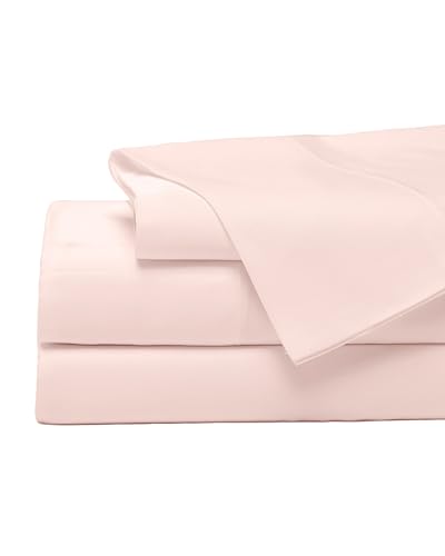 Cozy Earth Luxury Bed Sheet Set - 100% Viscose from Bamboo Fabric, Ultra-Soft & Breathable, Fits Regular & Deep Pocket Mattresses up to 20' - 4 Pieces Queen Sheet Set - Peony