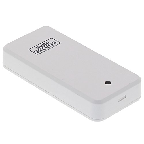 Burg Wächter Vibrations-Sensor innen, batteriebetrieben, Erschütterung Alarm, mit BURGprotect Smart Home kompatibel, Vibrancy 2020, Weiß, 39810, (B x H x T) 80 x 39 x 13 mm