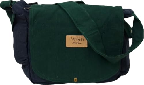 Image of ROUGH CANVAS COTTON MESSENGER BAG /BRASS ZIPPER CLOSURE /HANDMADE /ANTIQUE /VINTAGE /ECO LOVELY /UNISEX /SUSTAINABLE /HIGHLY DURABLE /WASHABLE /NATURAL