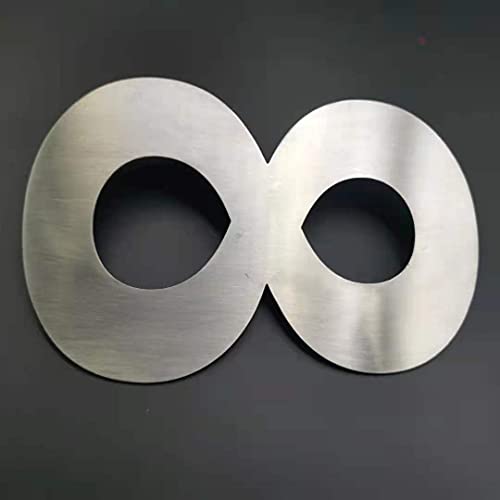 12 cm in acciaio inox 304 numeri civici