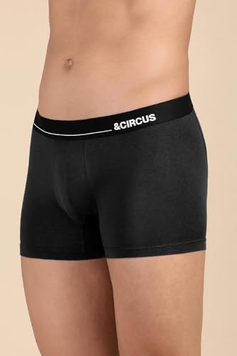 Image of &Circus Men's Puresoft Beechwood Modal Boxer Brief | Ultra Soft Mens Breathable Boxer Briefs Innerwear Men