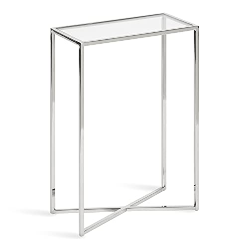 Kate and Laurel Jaspur Modern Slim End Table, 16 x