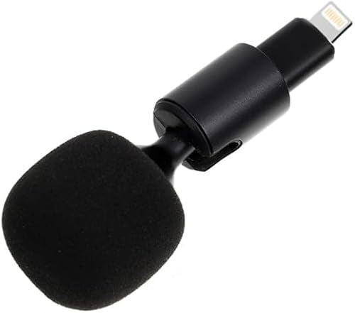 Mobile Phone Live Broadcast Microphone, Style: 8Pin Straight Head (Sponge Cover)