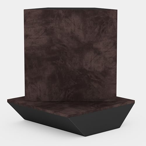 2パック ? コーナーアコースティックバストラップベルベット生地「CINEMATIC-bt」取り付けキット付き | 装飾防音アート | カラー:(ブラウン、TRAP 50x50x10cm)