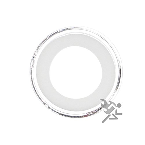 Tubo cápsula con tapa negra y 20 soportes para monedas US Dimes miniatura 3