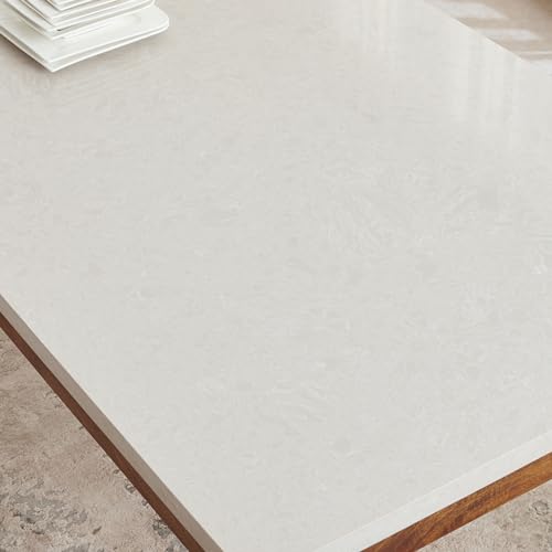 Image of Home Centre | Giza 8-Seater Dining Table | Faux Marble Top | Composite Marble Top | Grey | 1 Year Warranty