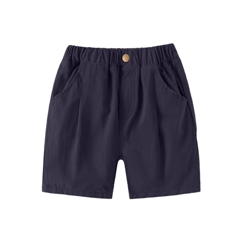 Toddler Boys Pull-On Cargo Shorts Jogger Shorts Solid Casual Sports Outdoor for Little Boys Clothing with Pockets