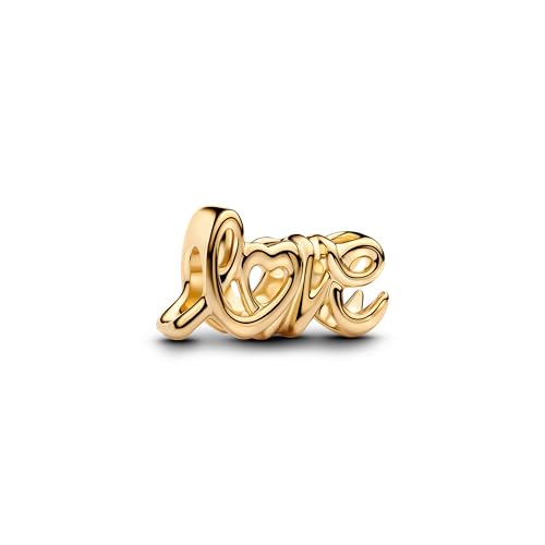 PANDORA Charm Moments 763055C00 Love escrito