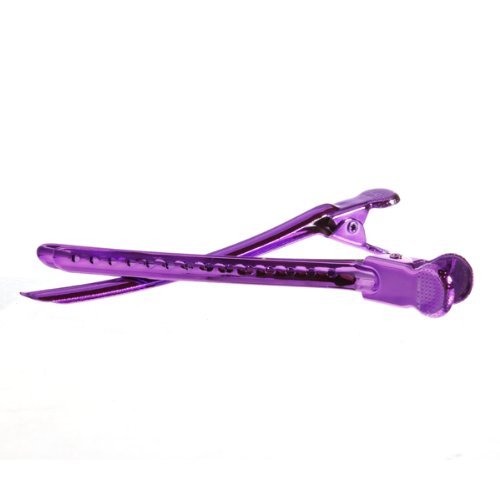 AKOAK 12 Pzs/Pack Pinzas de Peluquería Profesional de Acero Inoxidable Para Estilismo (Azul) miniatura 4