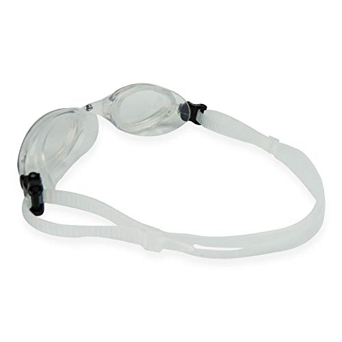 Oculos de natação Varuna, corpo transp/lente transp, Único