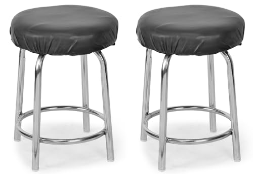 Image of GOYALSON Durable Doctor Medical Stool for Office Home with Comfortable Cushion seat (Black, 2)