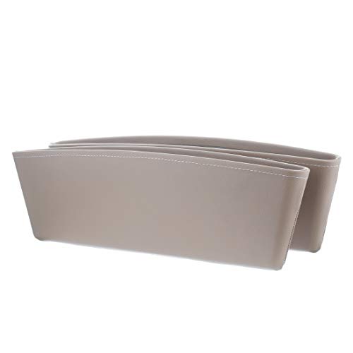 Image of Sepia Car Auto Side Seat Pocket Storage (Set of 2, Beige) (SUI 011 BE)