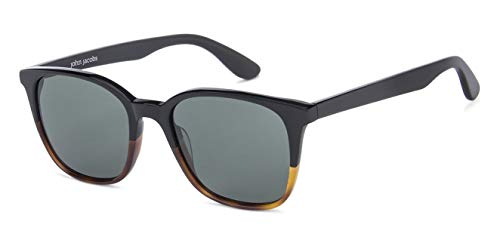 Image of John Jacobs | Polarized & UV Protection Sunglasses For Men & Women | Full Rim Round Small (Size-50) JJ S12432-C1