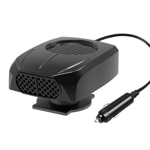 Calentador de coche y descongelador de parabrisas con flujo de aire ajustable, esencial para seguridad y comodidad del vehículo de 12 V