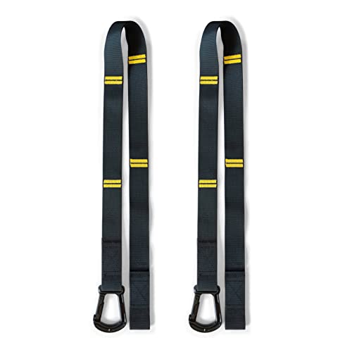 Double Circle Extension Straps - Extend Your Gymnastic Rings Straps up to 3 ft for High Anchor Points