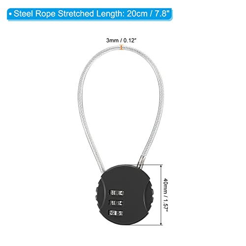 PATIKIL Combination Lock 8 Inch - Image 2