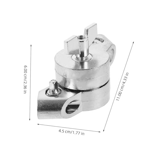 Adaptador para Soporte de Platillos ibasenice, Montura Estable de Aleación de Zinc, Fácil Instalación para Músicos y Bateristas miniatura 6