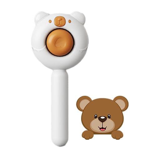 Awpland Dog Brush for Shedding, Gentle Self Cleaning Pet Brush with Release Button for Cats and Dogs, Easy to Remove Loose Hair Daily Grooming Tool