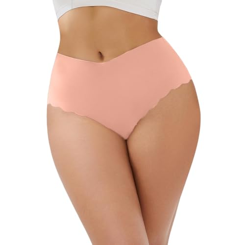 Ropa interior para mujer, ropa interior para mujer, sin costuras, Tanga, cintura ancha, cintura baja, cómoda, transpirable, invisible, color sólido