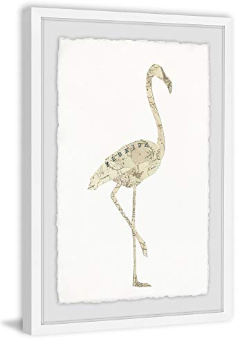 Marmont Hill - Handmade Brave Flamingo Framed Print 20 x 30