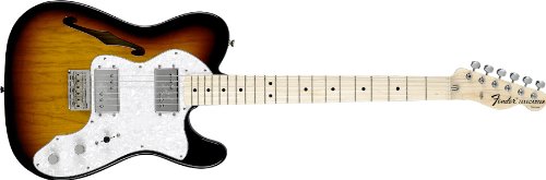 Best Atmospheric Guitars Under $1000 (2021) 48 Fender Classic Series '72 Telecaster Thinline, Maple Fretboard - 3-Color Sunburst
