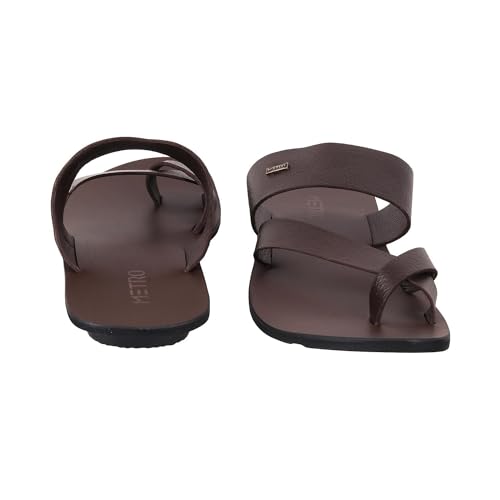 Image of Metro Men Synthetic Leather Chappal