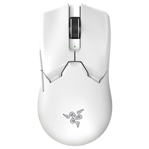 Razer Mouse para jogos sem fio Viper V2 Pro HyperSpeed: 59 g ultraleve - interruptores ópticos Gen-3-30K Sensor óptico - Controles DPI no mouse - Bateria de 90 horas - Cabo USB tipo C incluído -