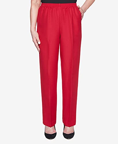 Alfred Dunner Women's Classic Textured Average Length Pant3